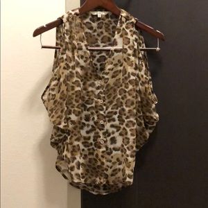 BB Dakota Leopard Blouse